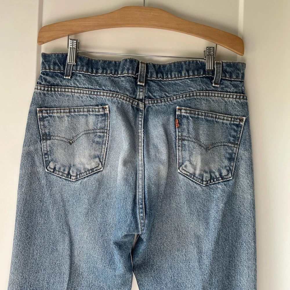 70s Vintage Levi’s 505 Orange‎ Tab Jeans W35 L30